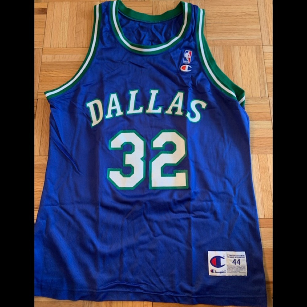 old school- Jamal mashburn mavs Jersey